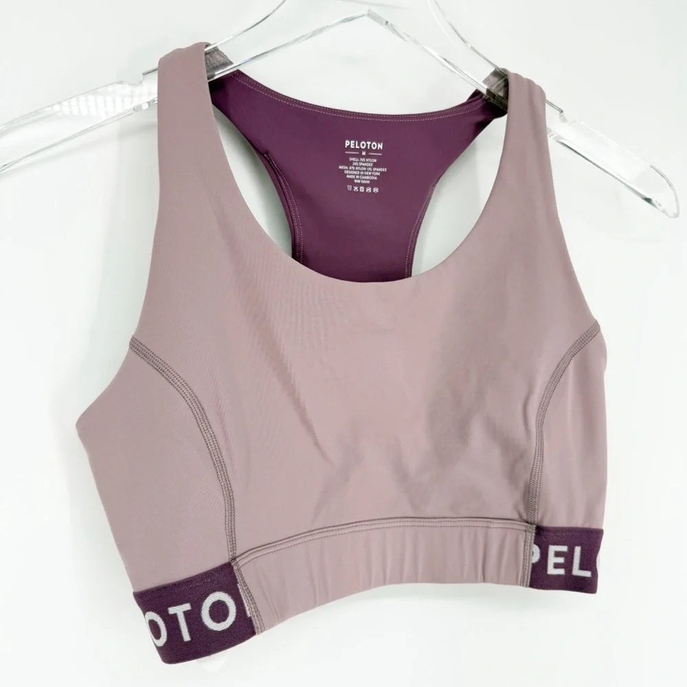 Peloton Renewed Control‎ Color Block Workout Bra Women's Size M Gym Girl